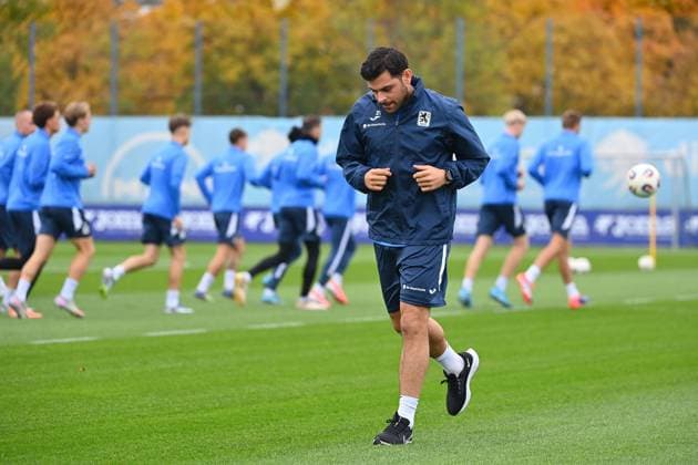 Kevin VOLLAND TSV 1860 Muenchen during individual training Training TSV 1860 Muenchen on 13 10 2025 Soccer 3 Liga,Season 2025 2026