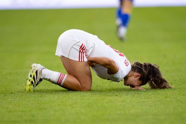 Google Pixel Womens Bundesliga FC Carl Zeiss Jena vs 1 FC Nürnberg Jena 13 10 2025 Laura Miller 9 1 FC Nürnberg Google Pixel Womens Bundesliga FC Carl Zeiss Jena vs 1 FC Nürnberg ad hoc arena at Ernst Abbe Sportfeld 13 10 2025 Copyright: xBEAUTIFULxSPORTS Duehringx