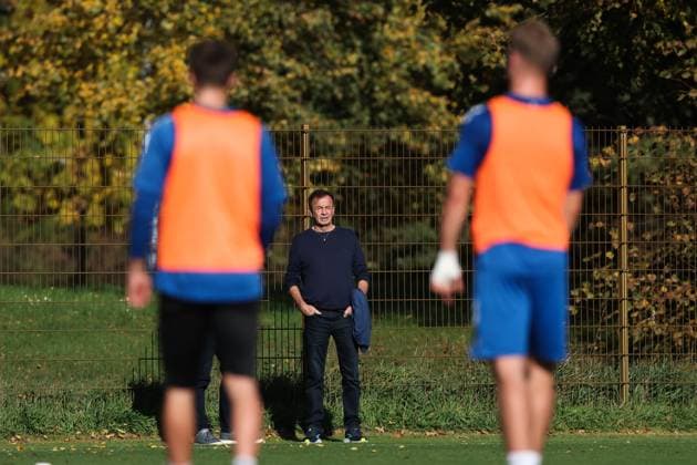 Managing Director Sports Otmar Schork 1 FC Magdeburg 2 Soccer Bundesliga Season 2025 2026 Training 1 FC Magdeburg at the Avnet Arena in Magdeburg Soccer,Man,Men,Germany,13 10 2025