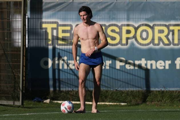 Jean Hugonet 1 FC Magdeburg,24 2 Soccer Bundesliga Season 2025 2026 Training 1 FC Magdeburg at the Avnet Arena in Magdeburg Soccer,Man,Men,Germany,13 10 2025