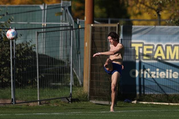 Jean Hugonet 1 FC Magdeburg,24 2 Soccer Bundesliga Season 2025 2026 Training 1 FC Magdeburg at the Avnet Arena in Magdeburg Soccer,Man,Men,Germany,13 10 2025