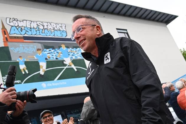 Coach Markus KAUCZINSKI 1860 , Training TSV 1860 Muenchen on 13 10 2025 Soccer 3 Liga,Season 2025 2026 Â