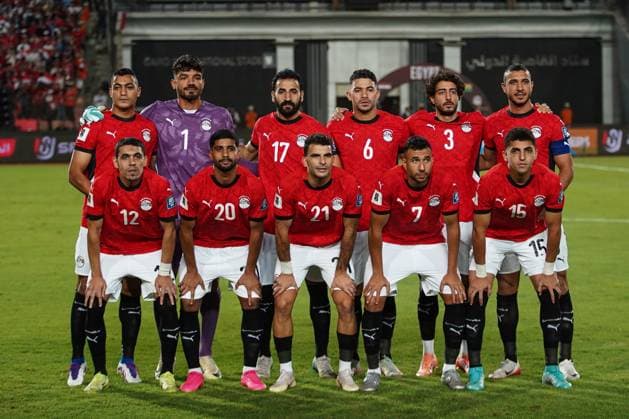 Egypt V Guinea-Bissau - FIFA World Cup, WM, Weltmeisterschaft, Fussball African Qualifiers - Match Group A A photo group of Egypt before the FIFA World Cup African qualifiers Match Group A between Egypt and Guinea-Bissau takes place at Cairo International Stadium in Cairo, Egypt, on October 12, 2025. cairo Egypt  Copyright: xZiadxAhmedx originalFilename:abdellelah-notitle251012_npb4w.jpg