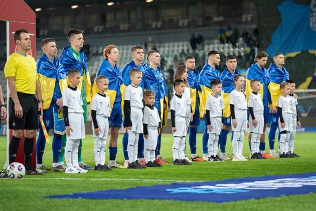Ukraine V Azerbaijan - FIFA World Cup, WM, Weltmeisterschaft, Fussball 2026 European Qualifiers, Group D. The FIFA World Cup 2026 Qualifier match between Ukraine and Azerbaijan takes place in Krakow, Poland, on October 13, 2025. It is a European Qualifiers Group D football game. Krakow Poland  Copyright: xMarcinxGolbax originalFilename:golba-ukrainev251013_npwCL.jpg