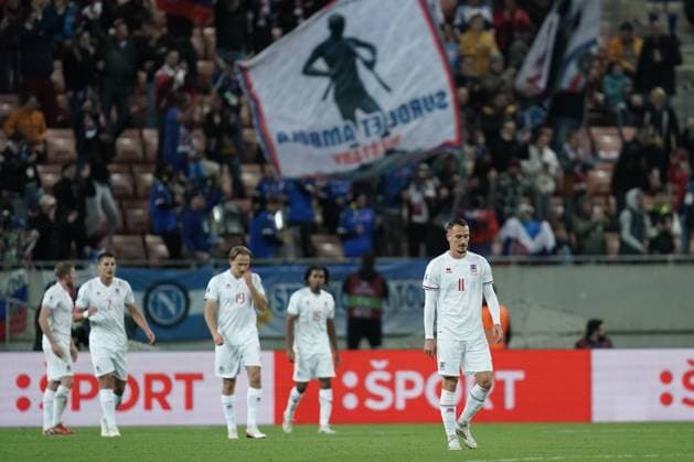 Soccer World Cup Qualification 2025 2026 13 10 2025, Soccer international, international match, World Cup Qualification, 2025 2026, Group A, Slovakia, Trvana, City Arena, Slovakia SVK Luxembourg LUX vl Edvin Muratovic Luxembourg, Luxembourg, FLF 11 is disappointed, is frustrated, frustrated, shows emotions, is frustrated, shows emotions after the 1 0 for Slovakia