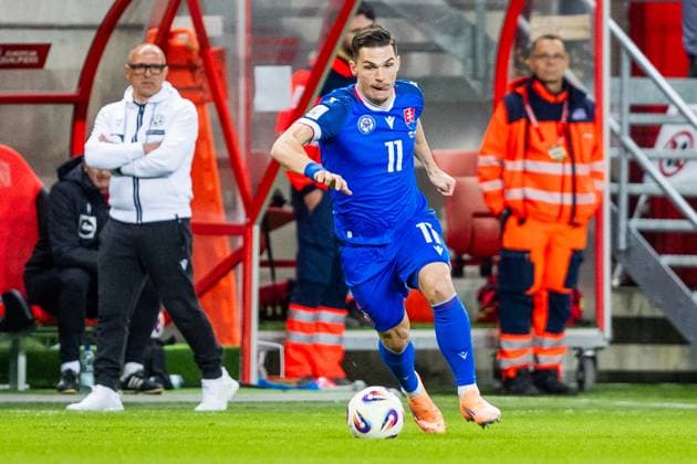 SLOVAKIA - LUXEMBOURG Lubomir Tupta of Slovakia during European qualifier of World Cup 2026 football match between Slovakia and Luxembourg. City Arena, Trnava, Slovakia, October 13, 2025. Copyright: xx 080A1668