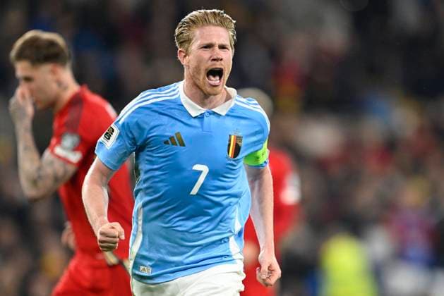 Wales v Belgium - FIFA World Cup, WM, Weltmeisterschaft, Fussball 2026 UEFA Qualifier CARDIFF, WALES - OCTOBER 13 : De Bruyne Kevin forward of Belgium during the FIFA World Cup 2026 European Qualifier match between Wales and Belgium at the Cardiff City stadium on October 13, 2025 in Cardiff, Wales, 13 10 2025 Cardiff Wales  Copyright: xNicoxVereeckenx