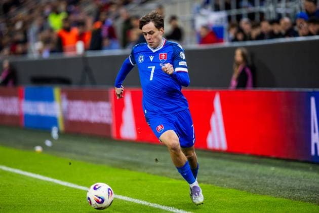 SLOVAKIA - LUXEMBOURG Leo Sauer of Slovakia during European qualifier of World Cup 2026 football match between Slovakia and Luxembourg. City Arena, Trnava, Slovakia, October 13, 2025. Copyright: xx 080A1826