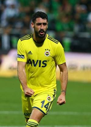 Yukatel Denizlispor vs Fenerbahce: Turkish Super Lig DENIZLI, TURKEY - OCTOBER 20: Tolga Cigerci of Fenerbahce celebrates after scoring a goal during the Turkish Super Lig soccer match between Yukatel Denizlispor and Fenerbahce at the Ataturk Stadium in Denizli, Turkey on October 20, 2019. Denizli Turkey. Editorial use only. Please get in touch for any other usage.  Copyright: x2025xAnadoluxMehmetxEminxMengüarslanx