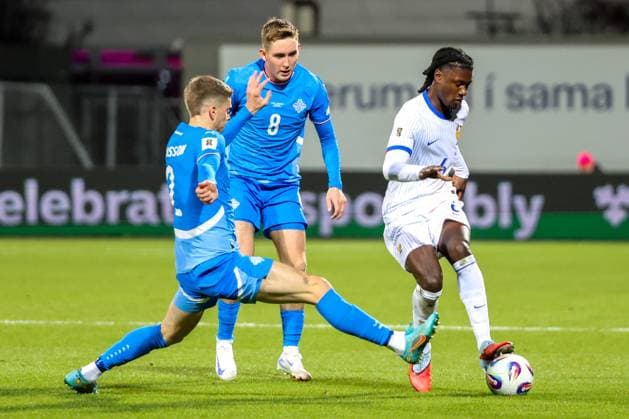 Football, World Cup qualifier, Iceland - France