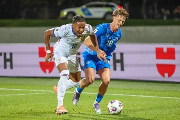 Football mens. FIFA World Cup, WM, Weltmeisterschaft, Fussball Qualifiers. Iceland - France. 13.10.25. Reykjavik, Iceland Copyright: xPawelxCx 1J8A2049