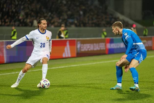 Football mens. FIFA World Cup, WM, Weltmeisterschaft, Fussball Qualifiers. Iceland - France. 13.10.25. Reykjavik, Iceland Copyright: xPawelxCx 1J8A2106