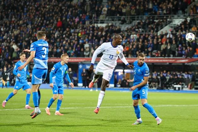 Football mens. FIFA World Cup, WM, Weltmeisterschaft, Fussball Qualifiers. Iceland - France. 13.10.25. Reykjavik, Iceland Copyright: xPawelxCx 1J8A2143