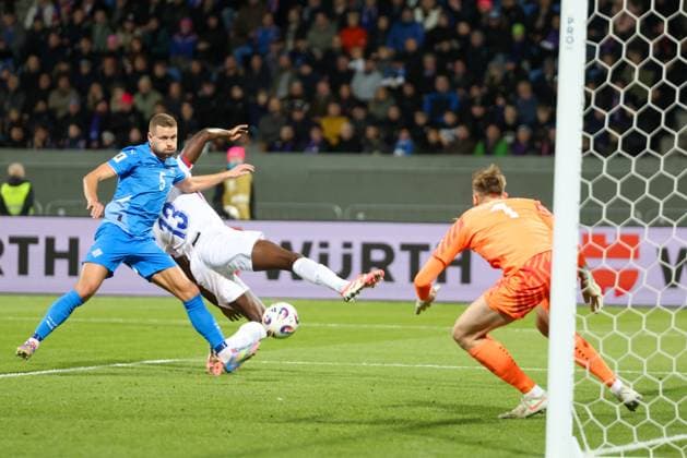Football mens. FIFA World Cup, WM, Weltmeisterschaft, Fussball Qualifiers. Iceland - France. 13.10.25. Reykjavik, Iceland Copyright: xPawelxCx 1J8A2191