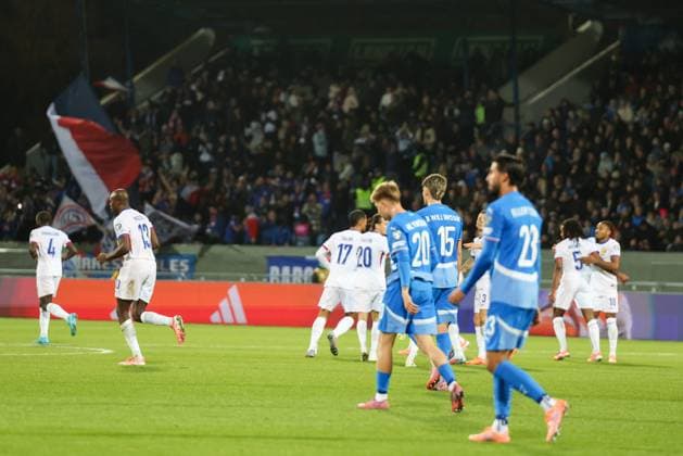 Football mens. FIFA World Cup, WM, Weltmeisterschaft, Fussball Qualifiers. Iceland - France. 13.10.25. Reykjavik, Iceland Copyright: xPawelxCx 1J8A2240