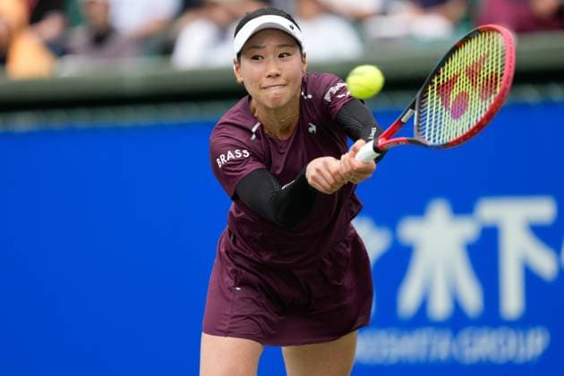 Nao Hibino (JPN), OCTOBER 13, 2025 - Tennis : Singles 1st Round Match at Morita Tennis Center Utsubo during Kinoshita Group Japan Open Tennis Championships 2025 in Osaka, Japan. Noxthirdxpartyxsales  aflo_306803132