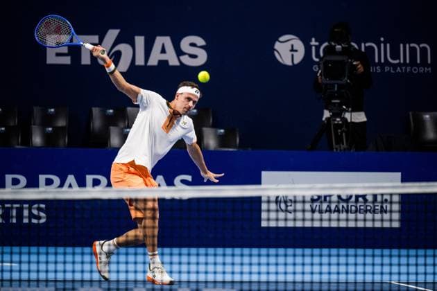 Tennis, ATP tournament in Brussels