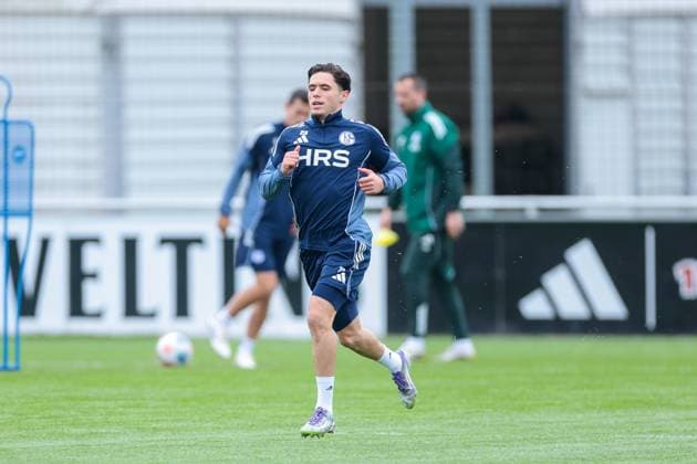14 10 2025, Football, Season 2025 2026, Training FC Schalke 04, Soufiane El Faouzi FC Schalke 04 Gelsenkirchen Training ground FC Schalke 04 NRW Germany xRHR PHOTO YYx Copyright: RHR-FOTOx RHR-FOTO YY