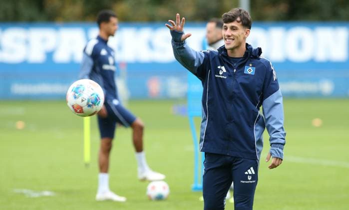 Football, 1st BL, Hamburger SV, Training