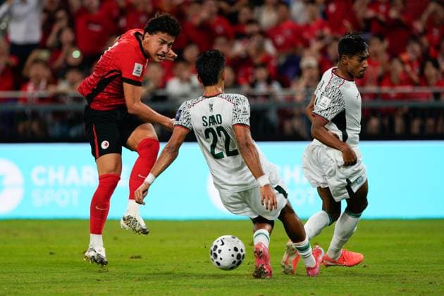 AFC Asian Cup Qualifiers: Hong Kong vs Bangladesh Oliver Benjamin Gerbig during the AFC Asian Cup Qualifiers between Hong Kong and Bangladesh at Kai Tak Stadium on October 14, 2025 in Hong Kong. (Photo by Ellan Mad Nexpher Images)