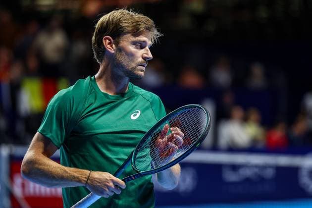 Belgian David Goffin pictured during the European Open ATP, Tennis Herren tennis tournament in Brussels, on Tuesday 14 October 2025. This year s edition of the tournament is taking place from 12 to 19 October 2025. JASPERxJACOBS  x136795688x