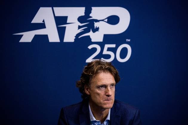 European Open tournament director Dick Norman is seen at the European Open ATP, Tennis Herren tennis tournament in Brussels, on Tuesday 14 October 2025. This year s edition of the tournament is taking place from 12 to 19 October 2025. JASPERxJACOBS  x136800923x