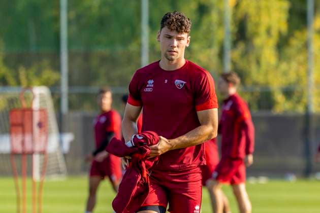 Ingolstadt, Germany 14 October 2025 3 Liga 2025 2026 FC Ingolstadt 04 training In the picture Mads Borchers FCI training ground Audi Sportpark Bayern Copyright: xFotostandx xSchäferx