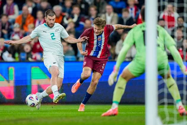 Football, International match, Norway - New Zealand