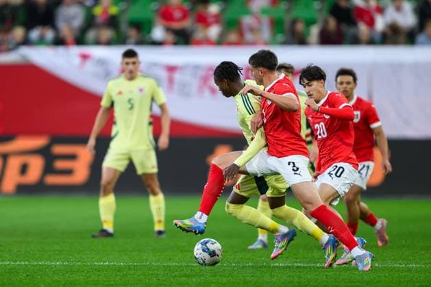 Football, U21, European Championship qualifier, Austria - Wales