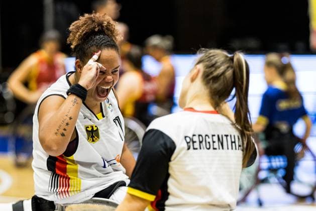 Wheelchair basketball, Women, European Championship, Germany - Spain