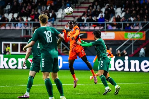International friendlies: The Netherlands U21, U 21 v Lithuania U21 Emmen - Don-Angelo Konadu of The Netherlands U21 during the a friendly match. The match is set between The Netherlands U21 and Lithuania U21 at De Oude Meerdijk on 14 October 2025 in Emmen, The Netherlands. (VK Sportphoto Yannick Verhoeven) Copyright: xYannickxVerhoevenx