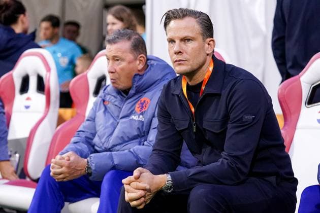 2025-10-14 Netherlands U21, U 21 v Lithuania U21 - World Friendly International EMMEN, NETHERLANDS - OCTOBER 14: Teammanager Alexander Prent of Netherlands U21 during the World Friendly international match, Länderspiel, Nationalmannschaft between Netherlands U21 and Lithuania U21 at De Oude Meerdijk on October 14, 2025 in Emmen, Netherlands. Emmen De Oude Meerdijk Netherlands Content not available for redistribution in The Netherlands directly or indirectly through any third parties. Copyright: xAndrexWeeningx