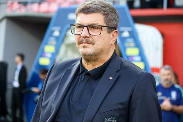 CALCIO - UEFA Campionato Europeo - Qualifying - Italy U21, U 21 vs Armenia U21 Mister Silvio Baldini (Italy U21) during Qualifying - Italy U21 vs Armenia U21, UEFA European Football Championship in Cremona, Italy, October 14 2025 Cremona Italy  Copyright: xIPAxSport ABACAx
