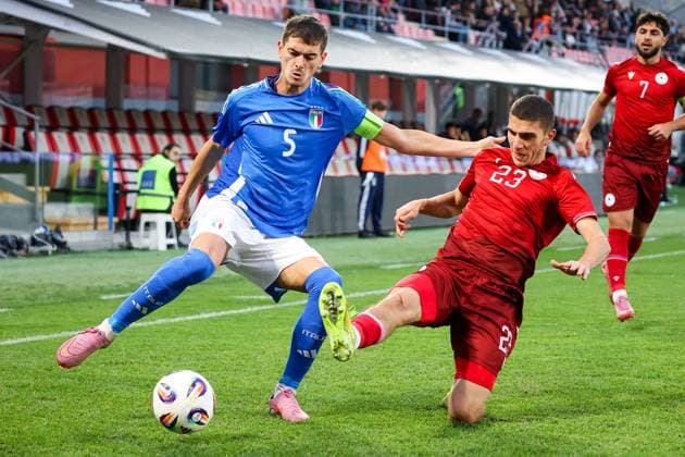 Football, U21, European Championship qualifier, Italy - Armenia