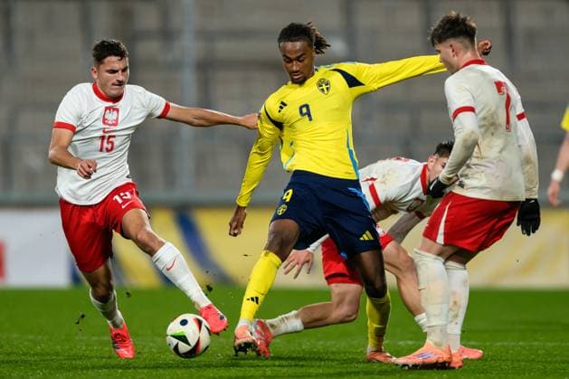 Football, U21, European Championship qualifier, Sweden - Poland