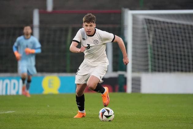 Lukas Ullrich Germany U21, 3 Belfast 14 10 2025 Northern Ireland vs Germany U21, European Championship Qualification, The Oval