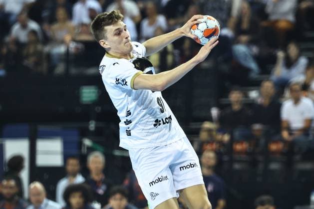 HANDBALL : Montpellier HB vs. THW Kiel - EHF - 14 10 2025 Bence IMRE (THW K) lors du match Montpellier HB vs. THW Kiel de la compÃ tition EHF a l™Arena Sud de France, le 14 octobre 2025. MontpellierFrance  Copyright: xValentinaxClaretx