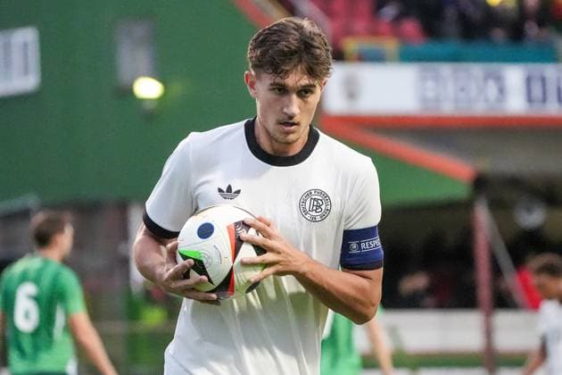 Tom Bischof Germany U21, 6 Belfast 14 10 2025 Northern Ireland vs Germany U21, European Championship Qualification, The Oval