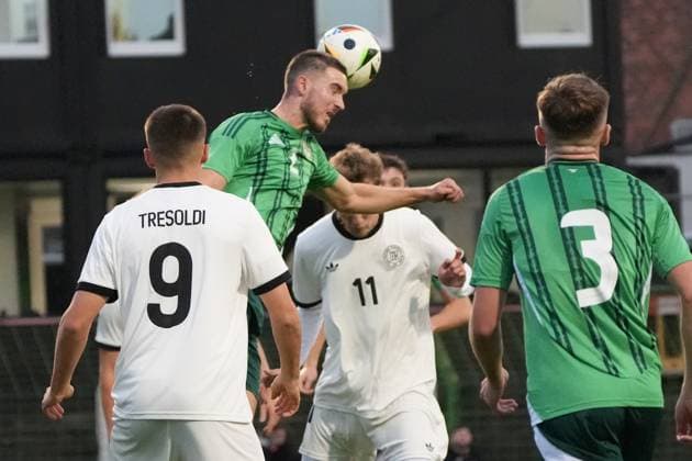 Tony Fogarty Northern Ireland, Northern Ireland, 2 klaert Belfast 14 10 2025 Northern Ireland v Germany U21, European Championship Qualifiers, The Oval