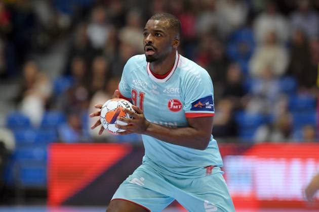 Sadou Ntanzi MT Melsungen 91 , GER, MT Melsungen SL Benfica Lisbon POR l, Handball, EHF European League Maenner, Group Matches, Season 2025 2026, 14 10 2025, GER, MT Melsungen SL Benfica Lisbon, Handball, EHF Maenner, Group Matches, Season 2025 2026, 14 10 2025 Kassel Copyright: xEibner-Pressefotox xRolandxSippelx EP_RSL