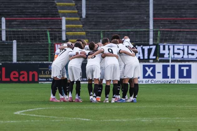 Sport, Football, U21 European Championship Qualification Group F 5 Matchday Northern Ireland U21 Germany U21 14 10 2025, The Oval Team Circle Germany Belfast The Oval Northern Ireland