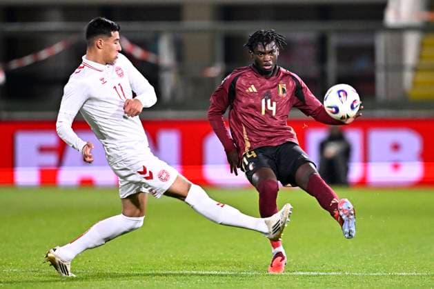 Football, U21, European Championship qualifier, Belgium - Denmark