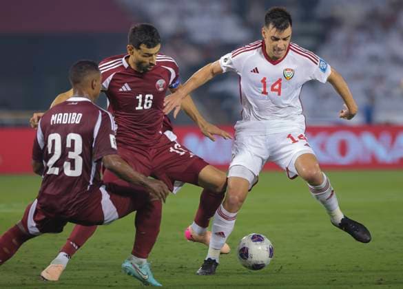 Football, World Cup Qualifier, Qatar - United Arab Emirates, UAE