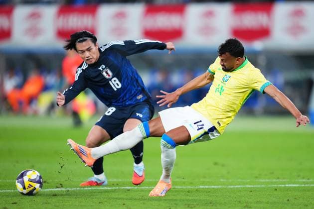 Football, International match, Kirin Cup, Japan - Brazil