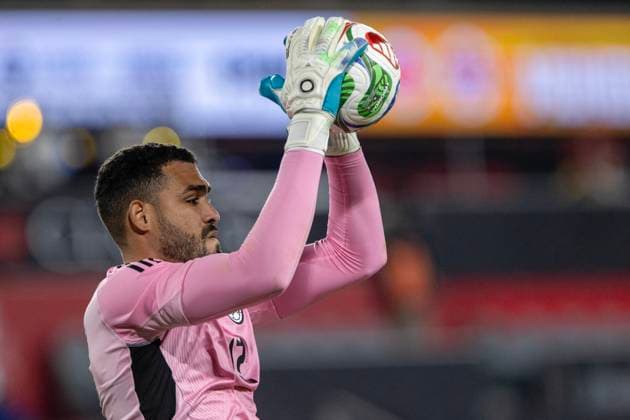 Álvaro Montero of Colombia controls the ball during a friendly match between Colombia and Canada at Red Bull Arena in New Jersey, United States, 14 October 2025. International Friendly, Länderspiel, Nationalmannschaft Colombia vs Canada !ACHTUNG: NUR REDAKTIONELLE NUTZUNG!  Copyright: xÁngelxColmenaresx AMDEP6463 20251015-55018225432_1