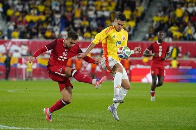 Football, International match, Canada - Colombia