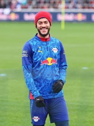 RB Leipzig Training Bundesliga Leipzig, 14 10 2025, RB Leipzig Training Center,Soccer Bundesliga , RB Leipzig Training , In the picture Romulo 40, RB Leipzig , Picture Point