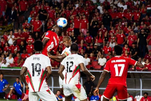 Football, World Cup Qualifier, Panama - Suriname