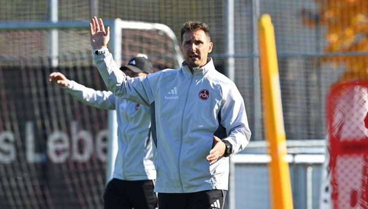 15 10 2025 Soccer 2 Soccer Bundesliga Season 2025 2026 1 FC Nürnberg Nuernberg FCN Club Training Sportfoto Zink xwoxzix Miroslav Miro Klose Coach 1 FC Nürnberg FCN