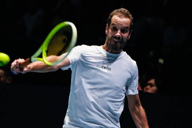 UTS Hong Kong 2025 Day 2 French Tennis Player Richard Gasquet during a match at UTS Hong Kong on October 15, 2025 in Hong Kong. (Photo by Vernon Yuen Nexpher Images)